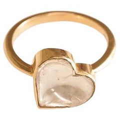 Heart Polki Gold Ring by Kahana Jewels