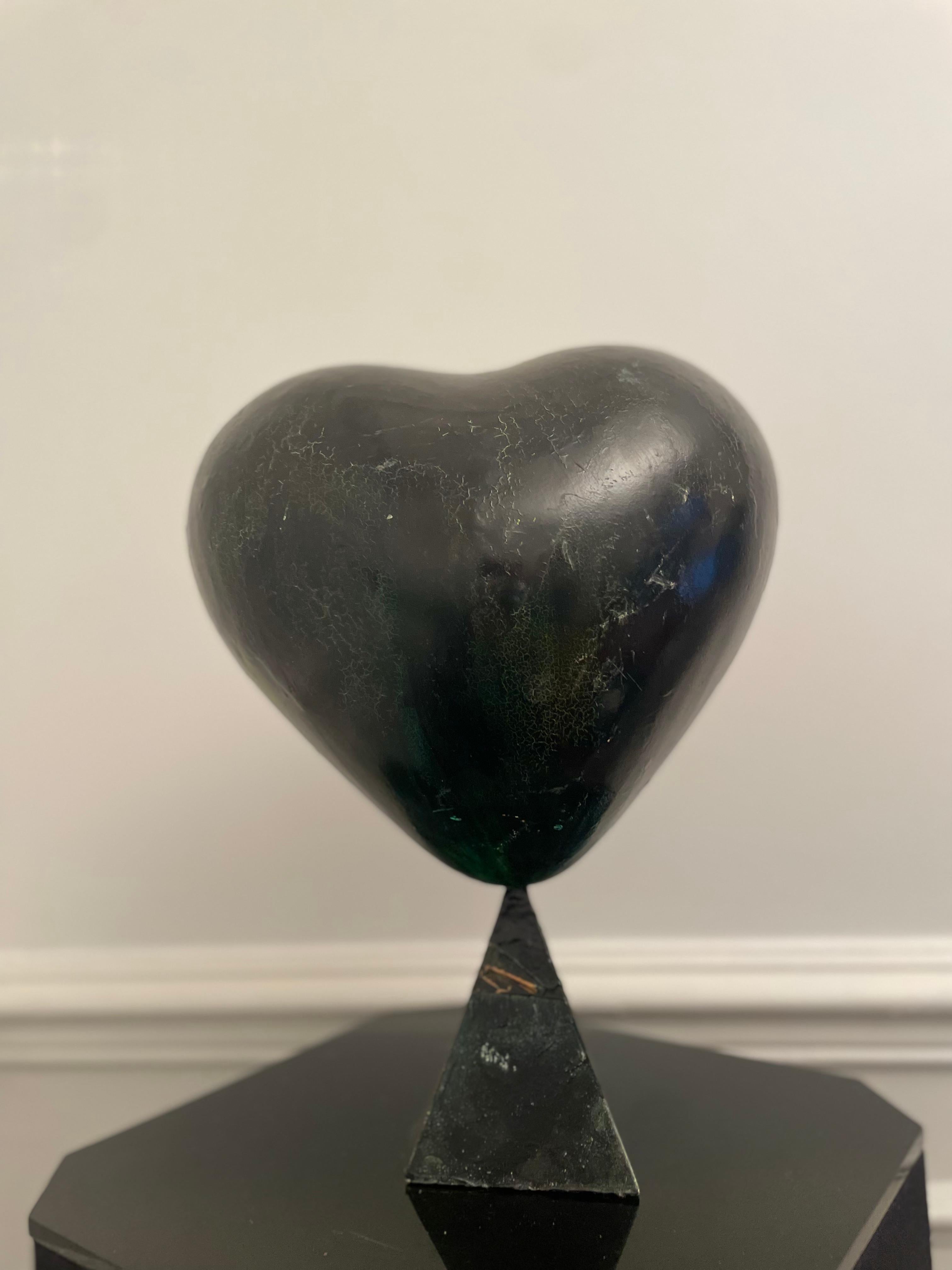 Plastic Heart sculpture in the style of Jim Dine 3 For Sale