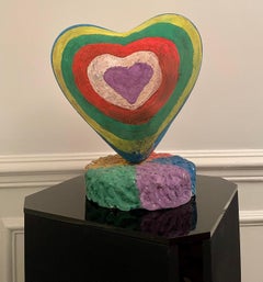 Heart sculpture in the style of Jim Dine