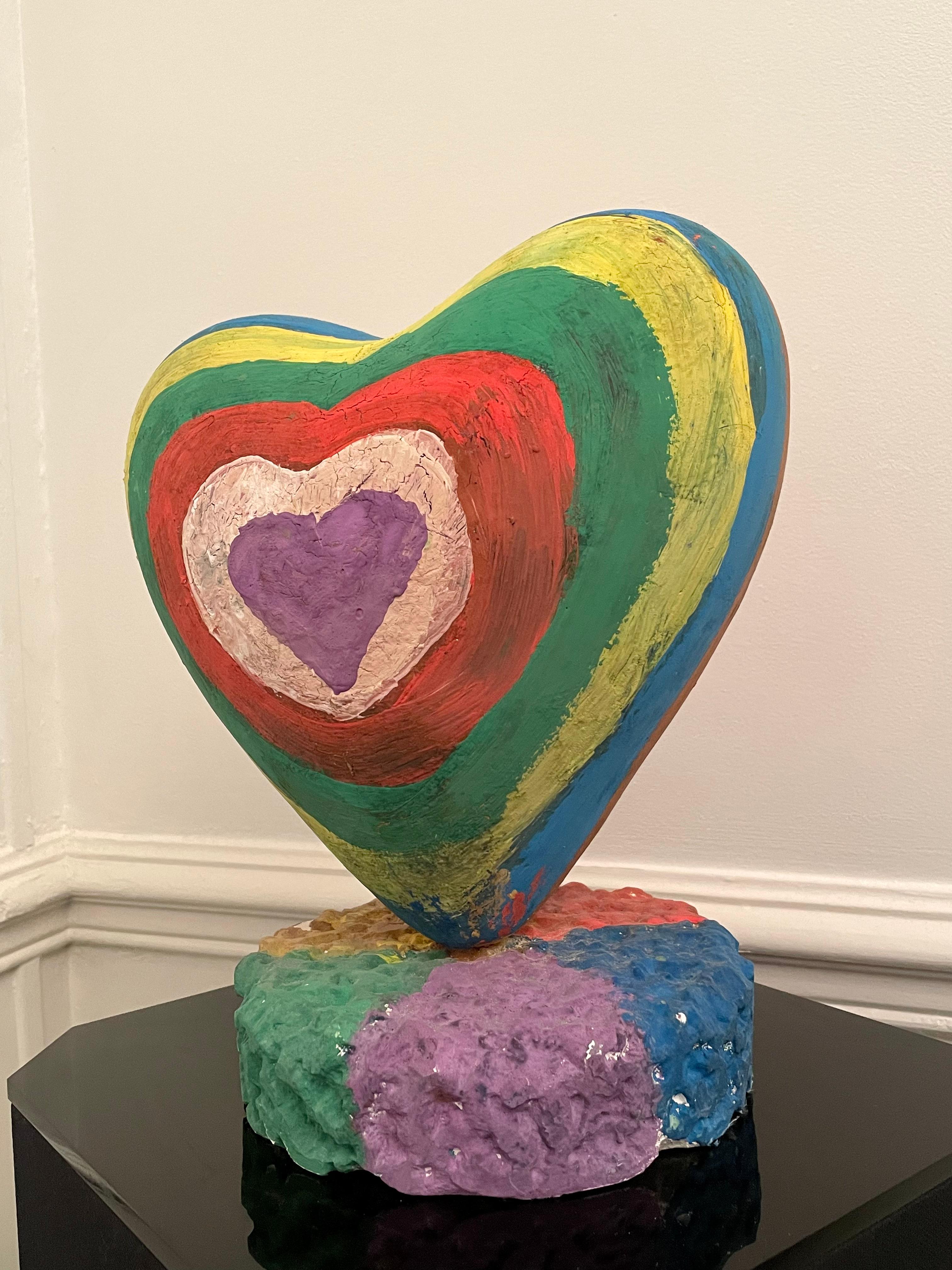 Sculpture de cœur dans le style de Jim Dine Bon état - En vente à Saint ouen, FR