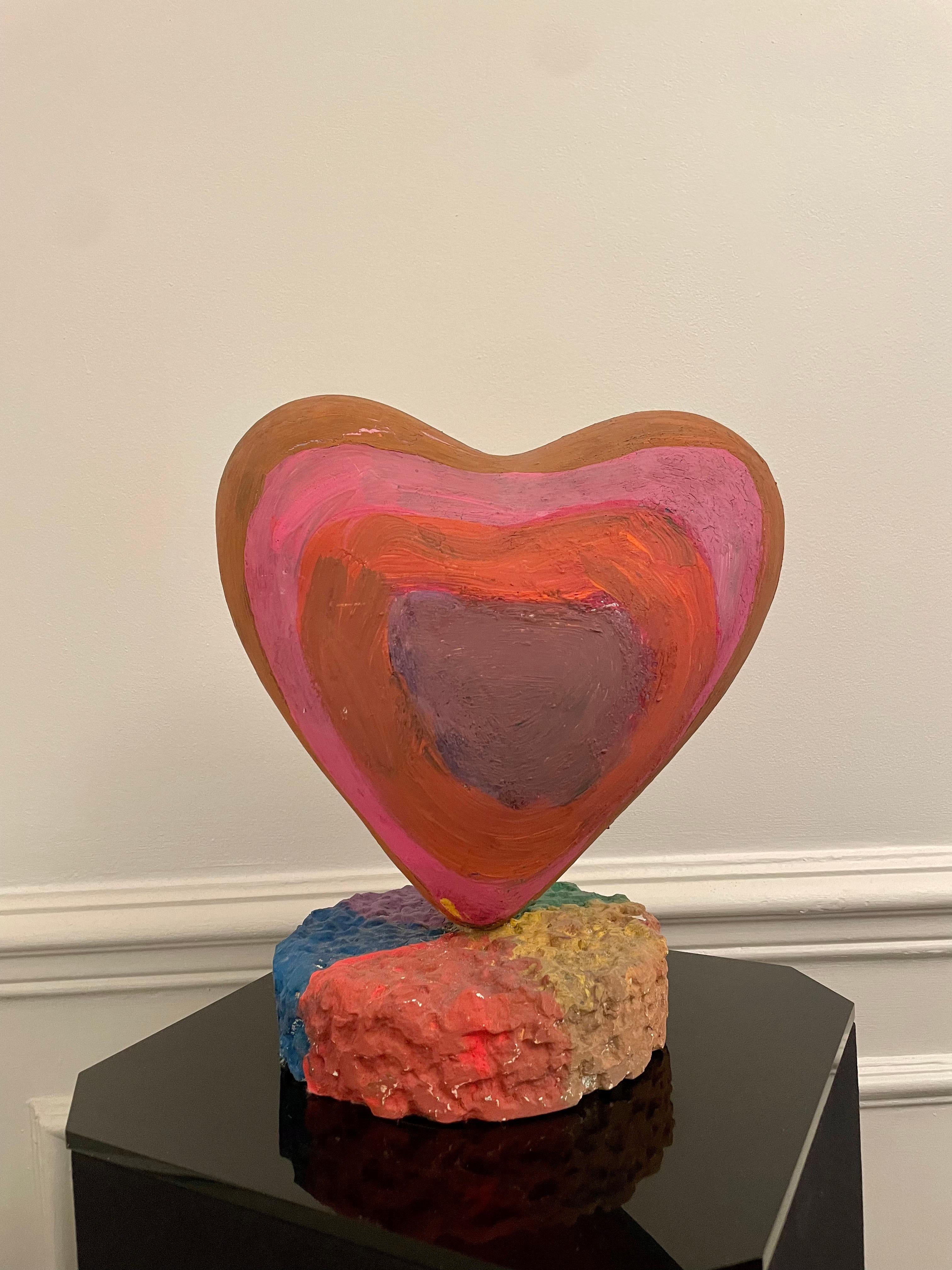 Sculpture de cœur dans le style de Jim Dine en vente 1