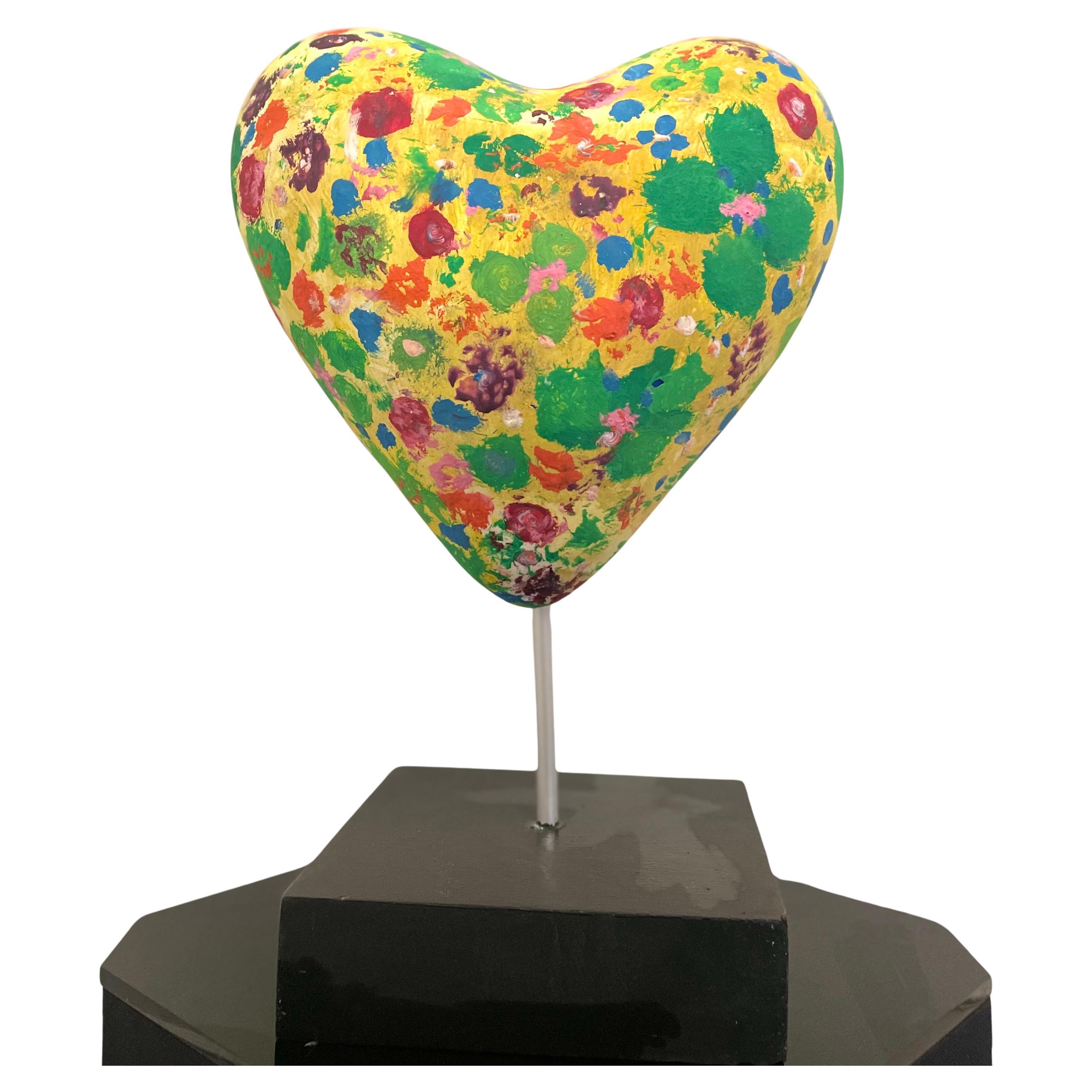 Heart sculpture in the style of Jim Dine