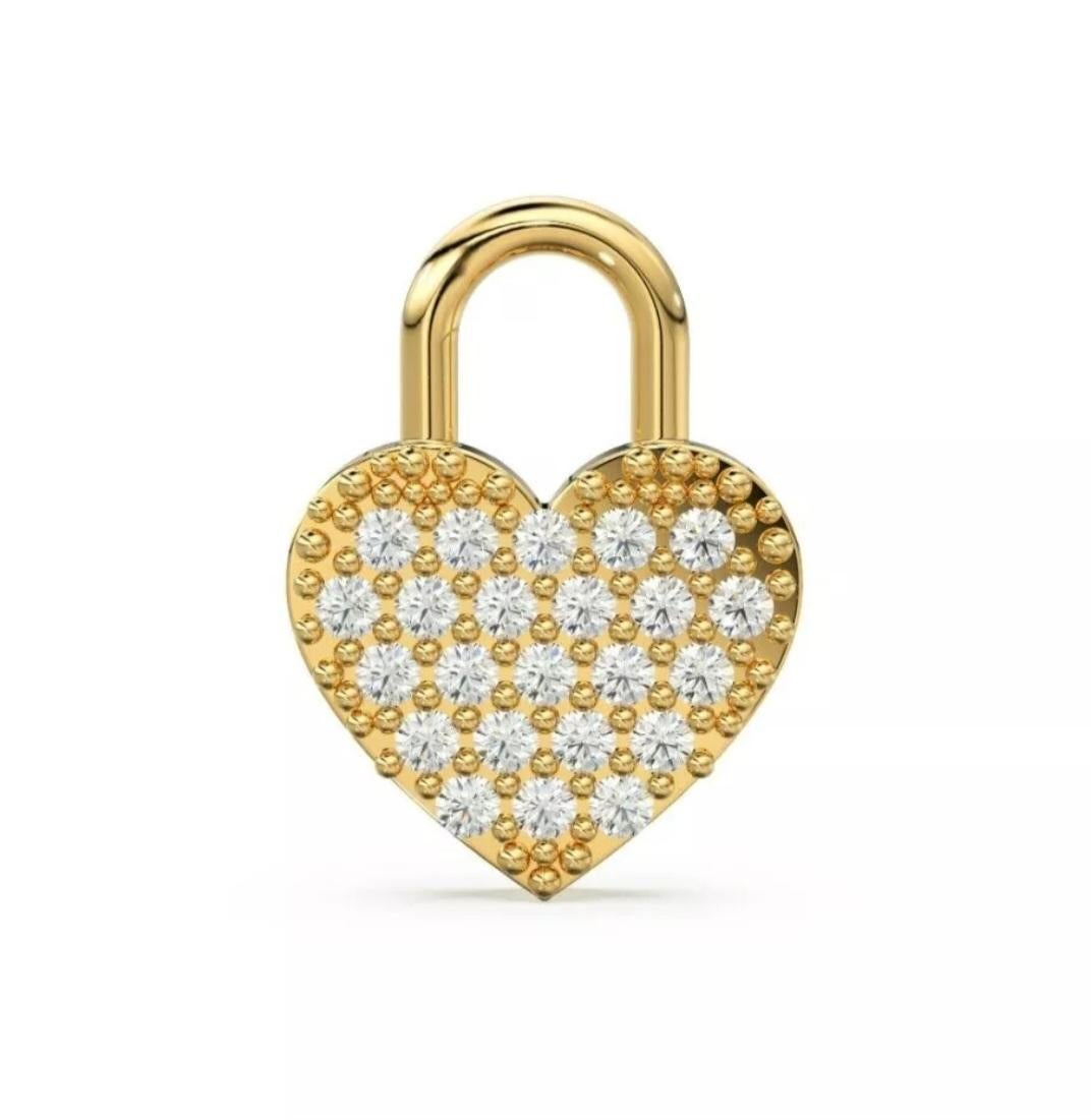 Ciondolo Charm a forma di cuore con borchie di diamante in oro massiccio 14K Charms minimalisti

Numero di diamanti
23
Metallo
Oro giallo
Metallo di base
Oro giallo
Numero di pietre preziose
23
Materiale
Daimond naturale, oro massiccio 14K
Peso