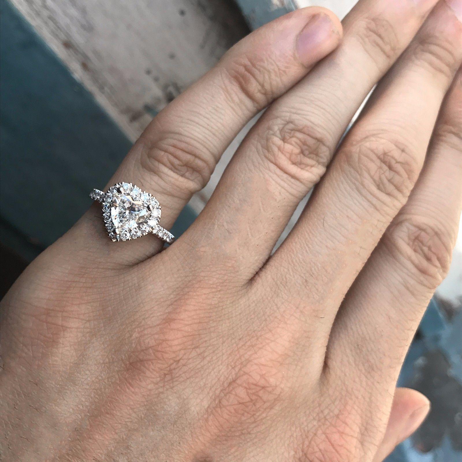 Ring May have to be made to order from scratch to accommodate your exact finger size 

or a different stone if the budget requires it, takes approximately 2-6usiness weeksing with no center stone can be purchased also.

Center Stone Diamond Details