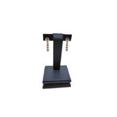 Heart Shape Diamonds Drop Earrings