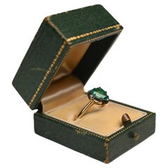 Herzförmiger Smaragd (ca. 1,80 Karat) Solitär-Cocktailring, 18k Gelbgold