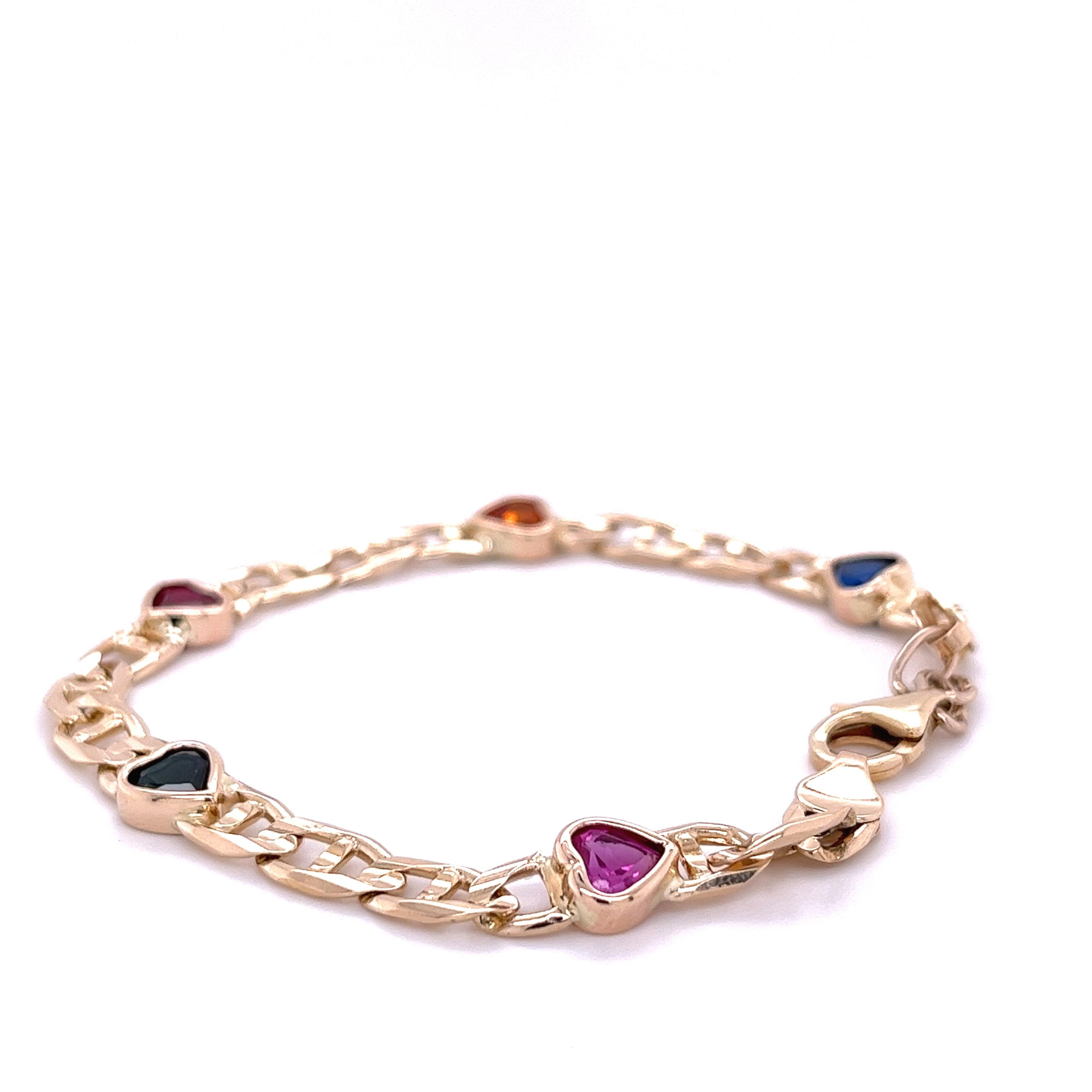 ruby charm for bracelet