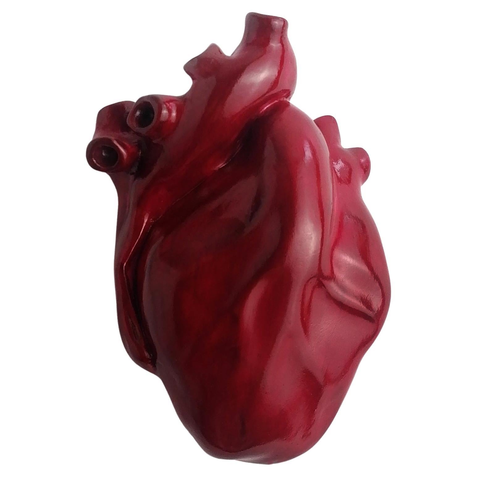 Heart Shaped Box, Wall Decor, 2022, Handmade in Italy, Anatomical Unique Piece For Sale