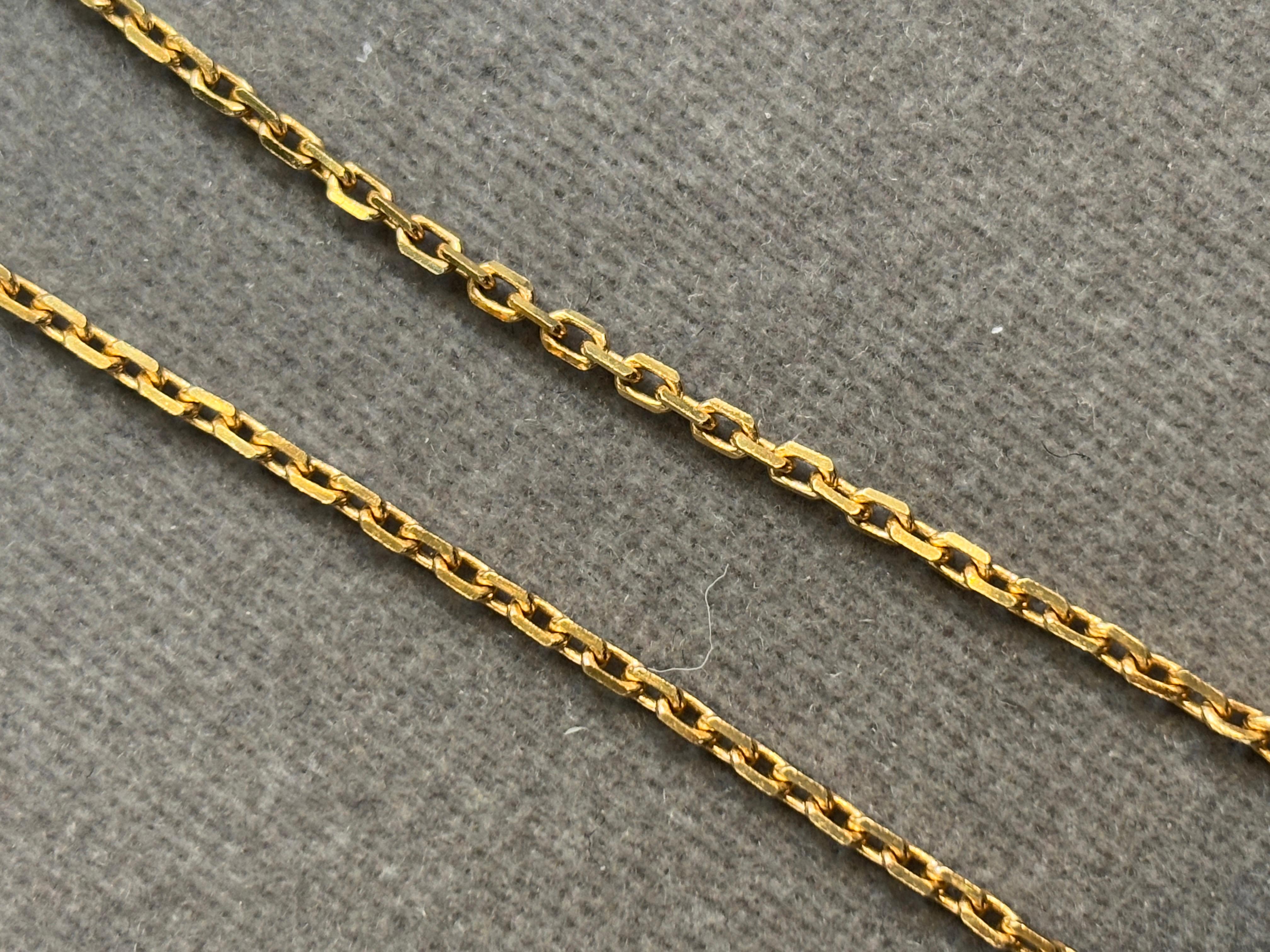 Collana con ciondolo con diamante a forma di cuore in vendita 3