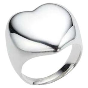 For Sale:  Heart Shaped Heartthrob Ring Sterling Silver