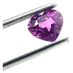 Saphir rose en forme de cœur Cts 1,74