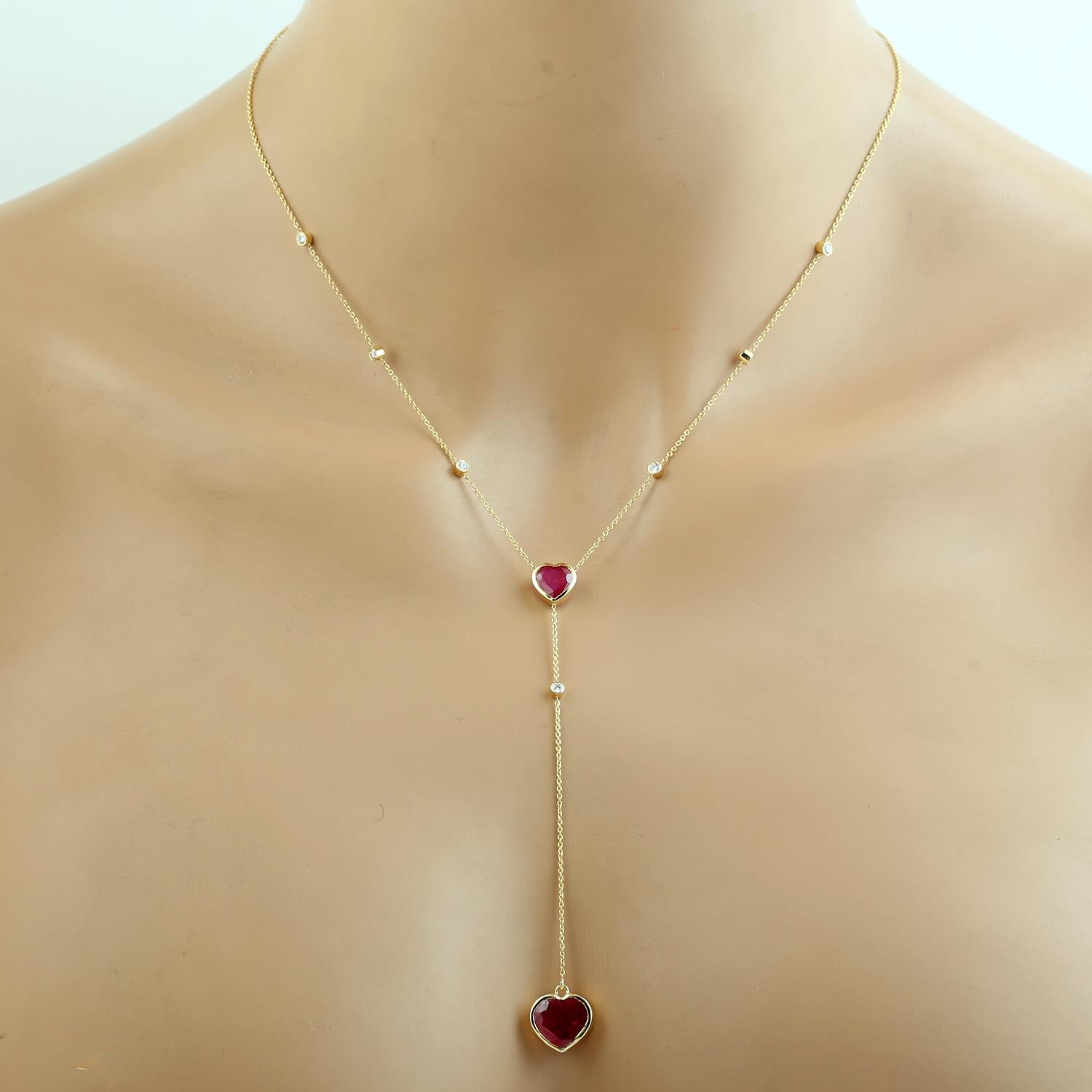 18KT:6.109g,D:0.29ct, Ruby:6.58ct 457 MM