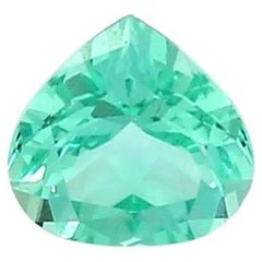 Heart-Shaped Russian Emerald Loose Gemstone 0.51 Carat