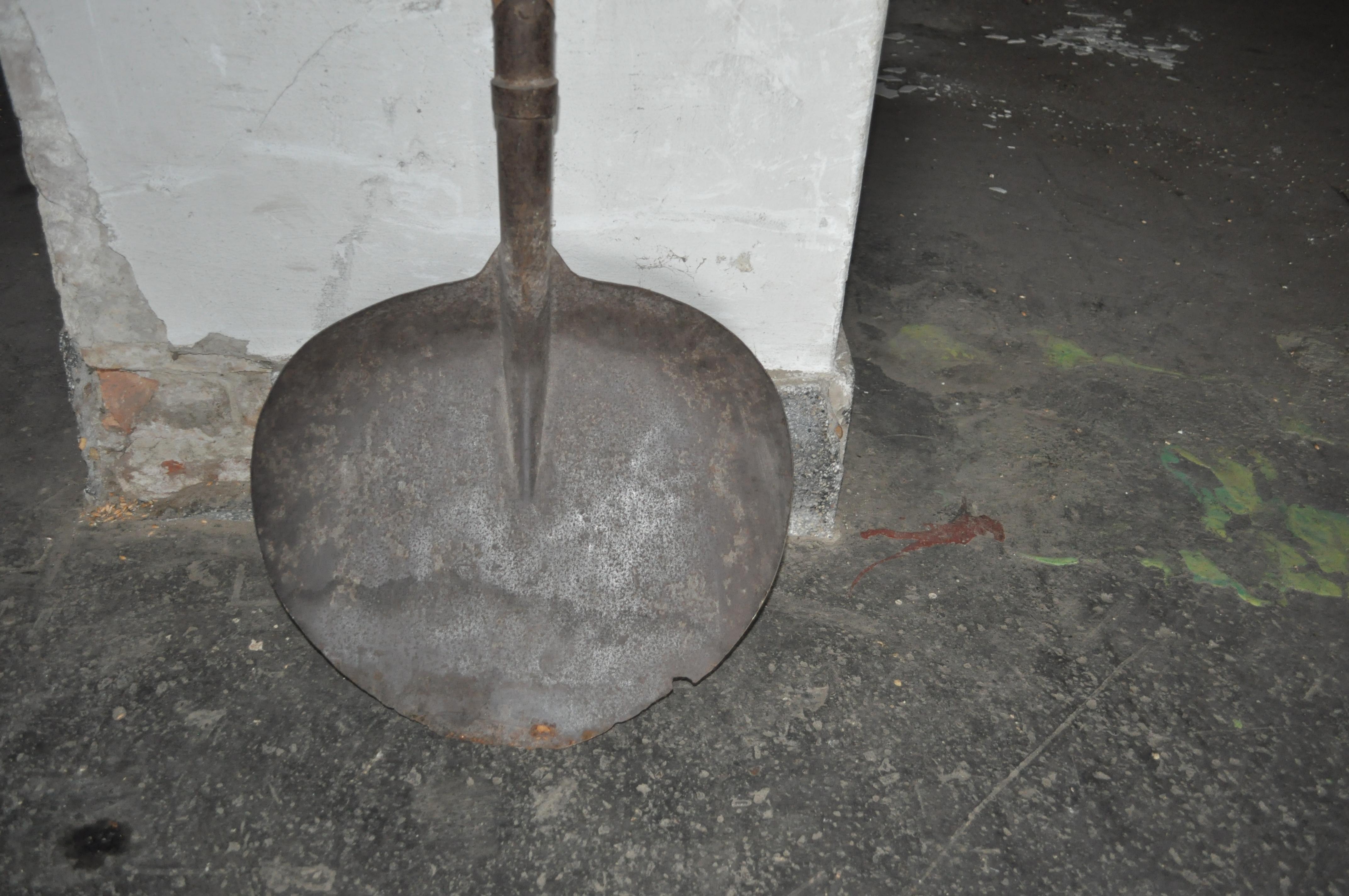 Industrial Heart Shovel with Original Wooden Handle For Sale
