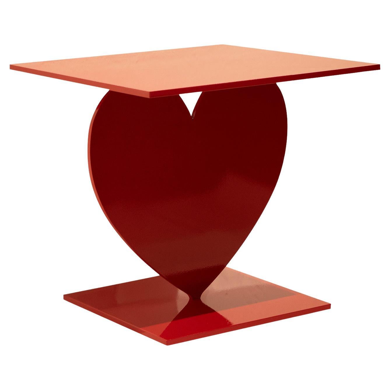 Heart Side Table For Sale
