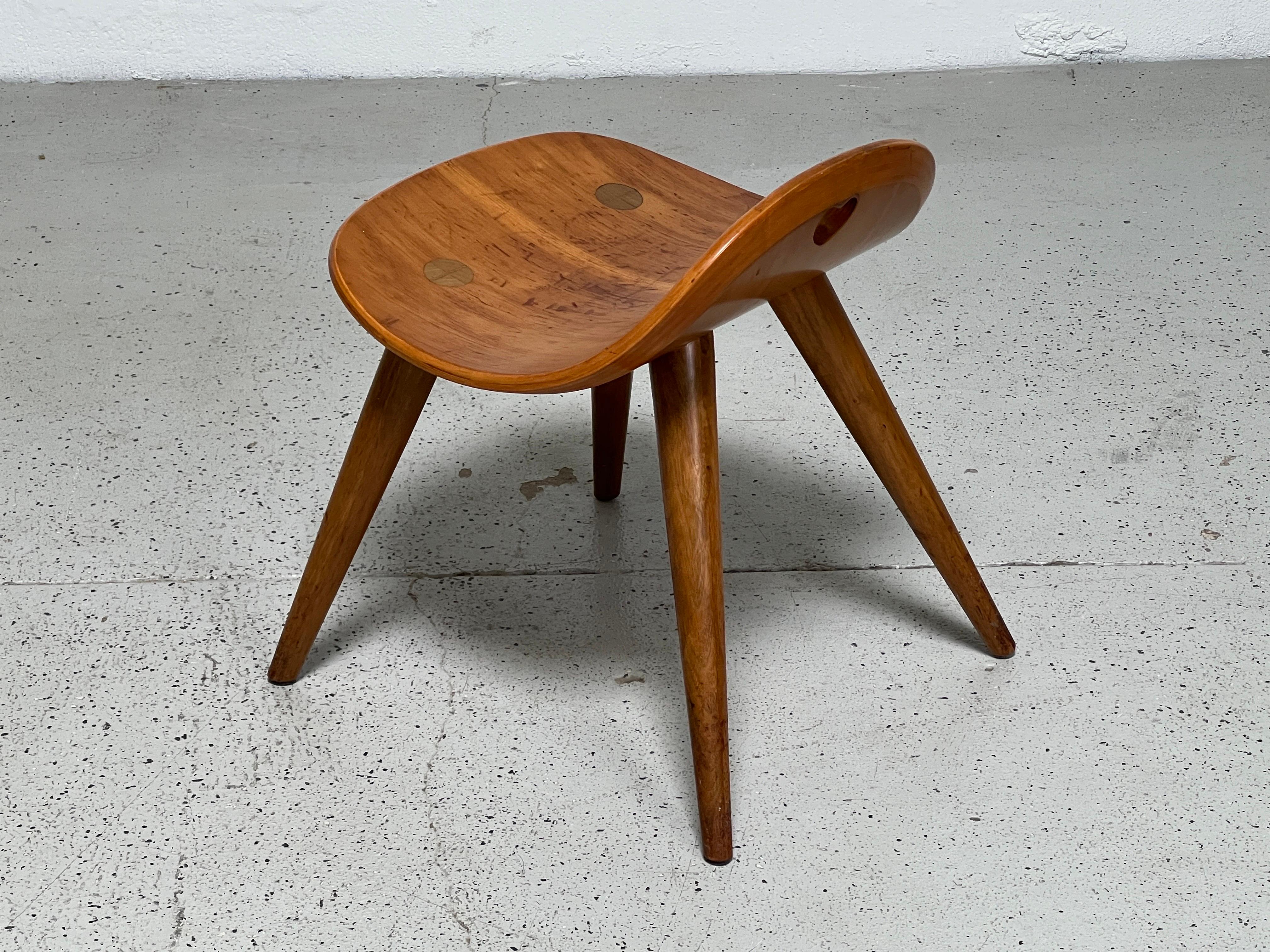 Heart Stool by Edward Wormley for Dunbar For Sale 3