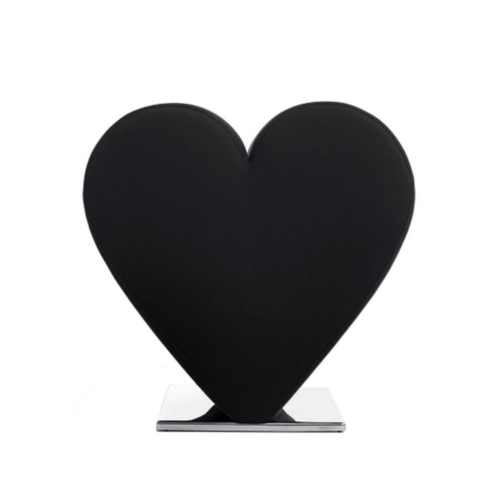 Italian Heart Stool with Red or Black Fabric For Sale