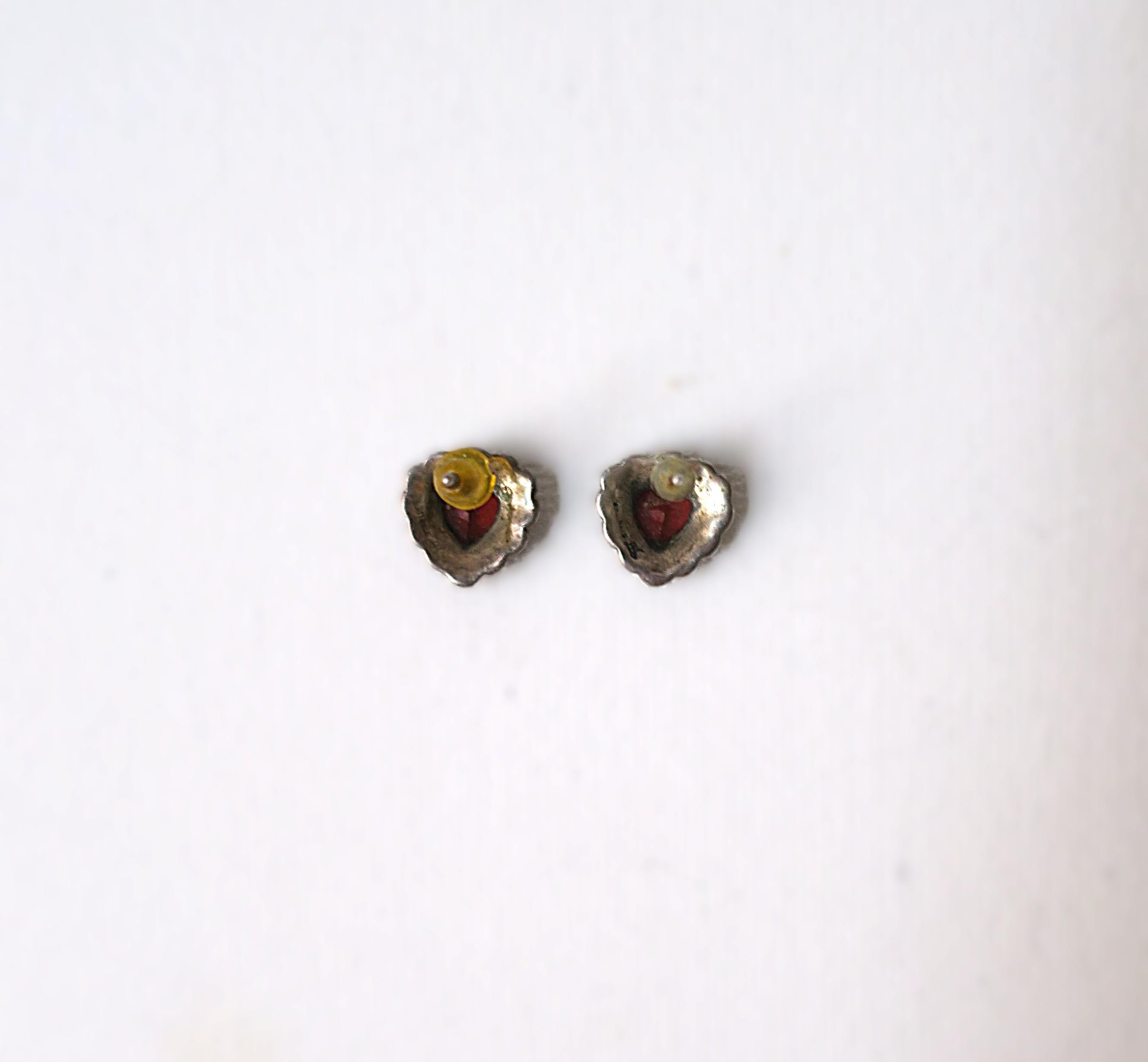 Heart Stud Earrings For Sale 1