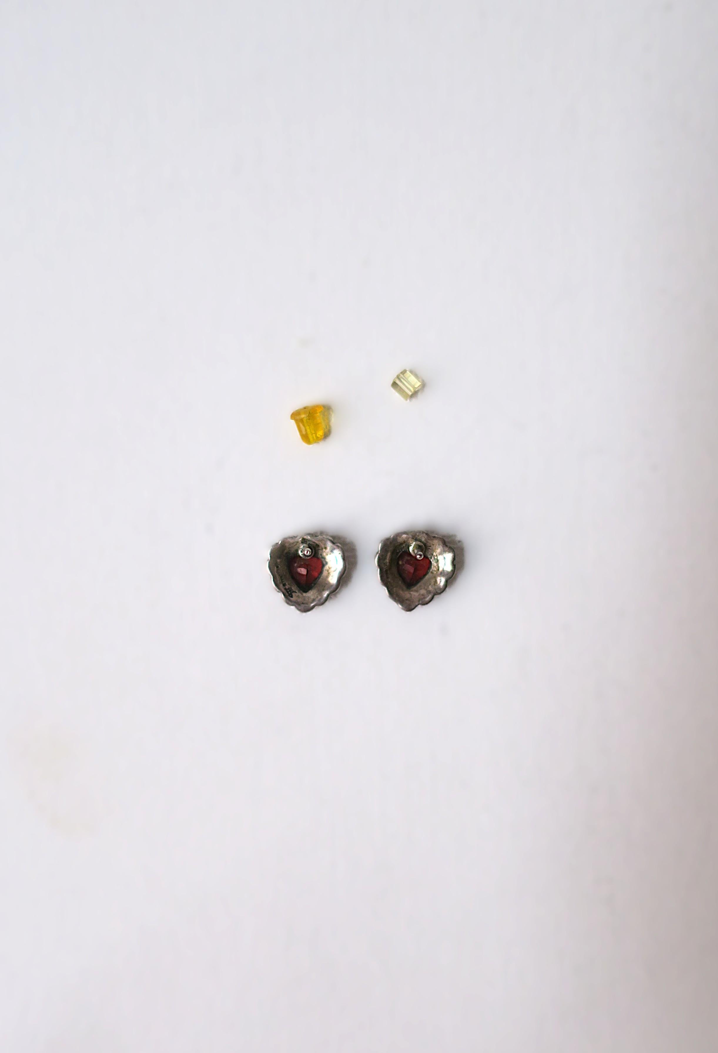 Heart Stud Earrings For Sale 2
