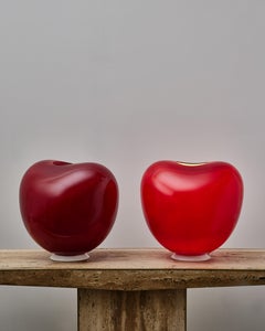 "Heart" table lamps in Murano