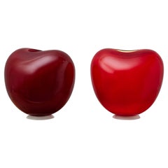 Vintage "Heart" table lamps in Murano