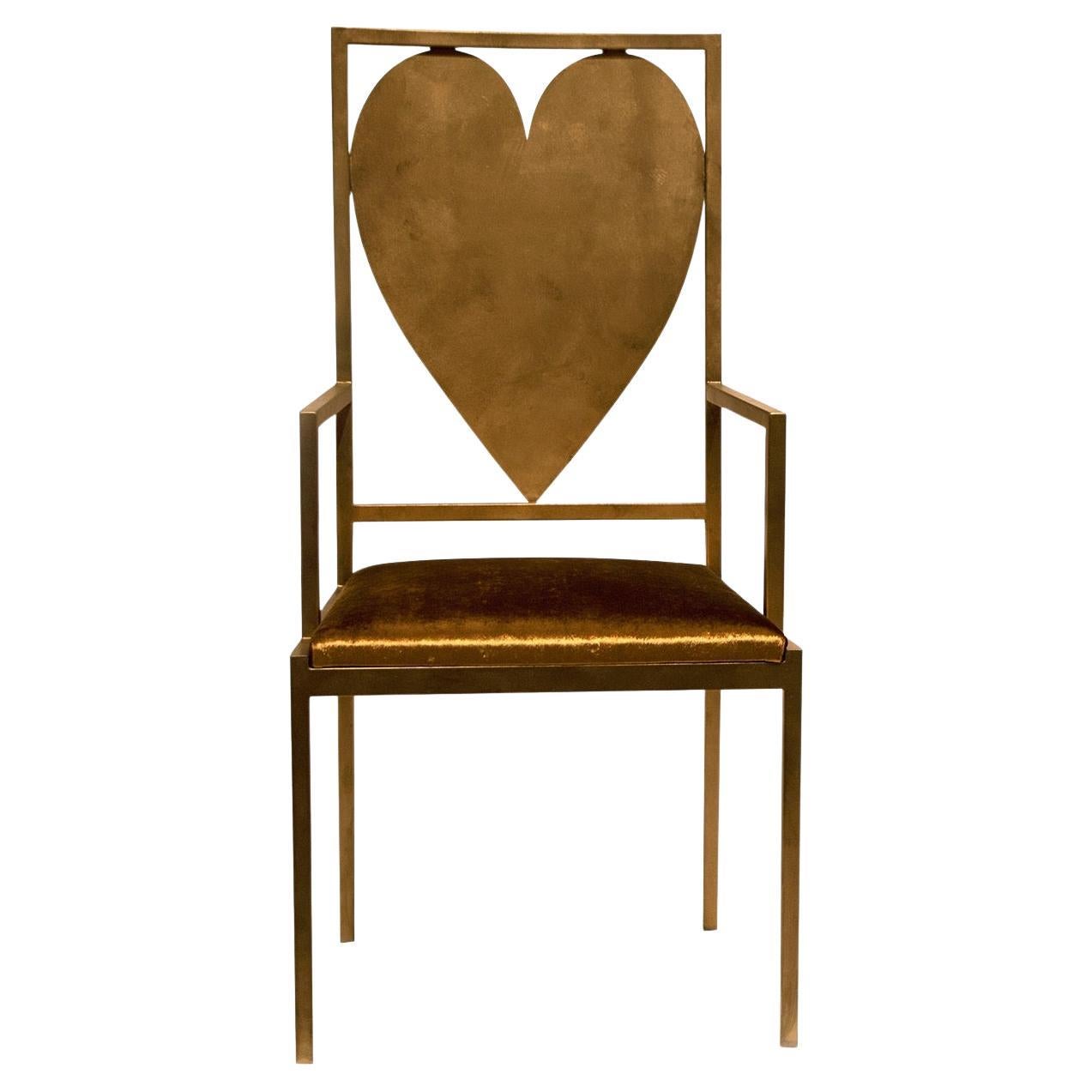 Heart Throne Chair by Giulia Maria Ligresti