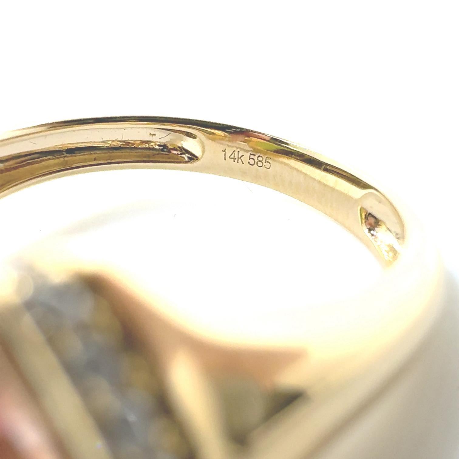 Contemporary Heart Tourmaline Diamond Toi Et Moi Ring in 14 Karat Yellow Gold For Sale