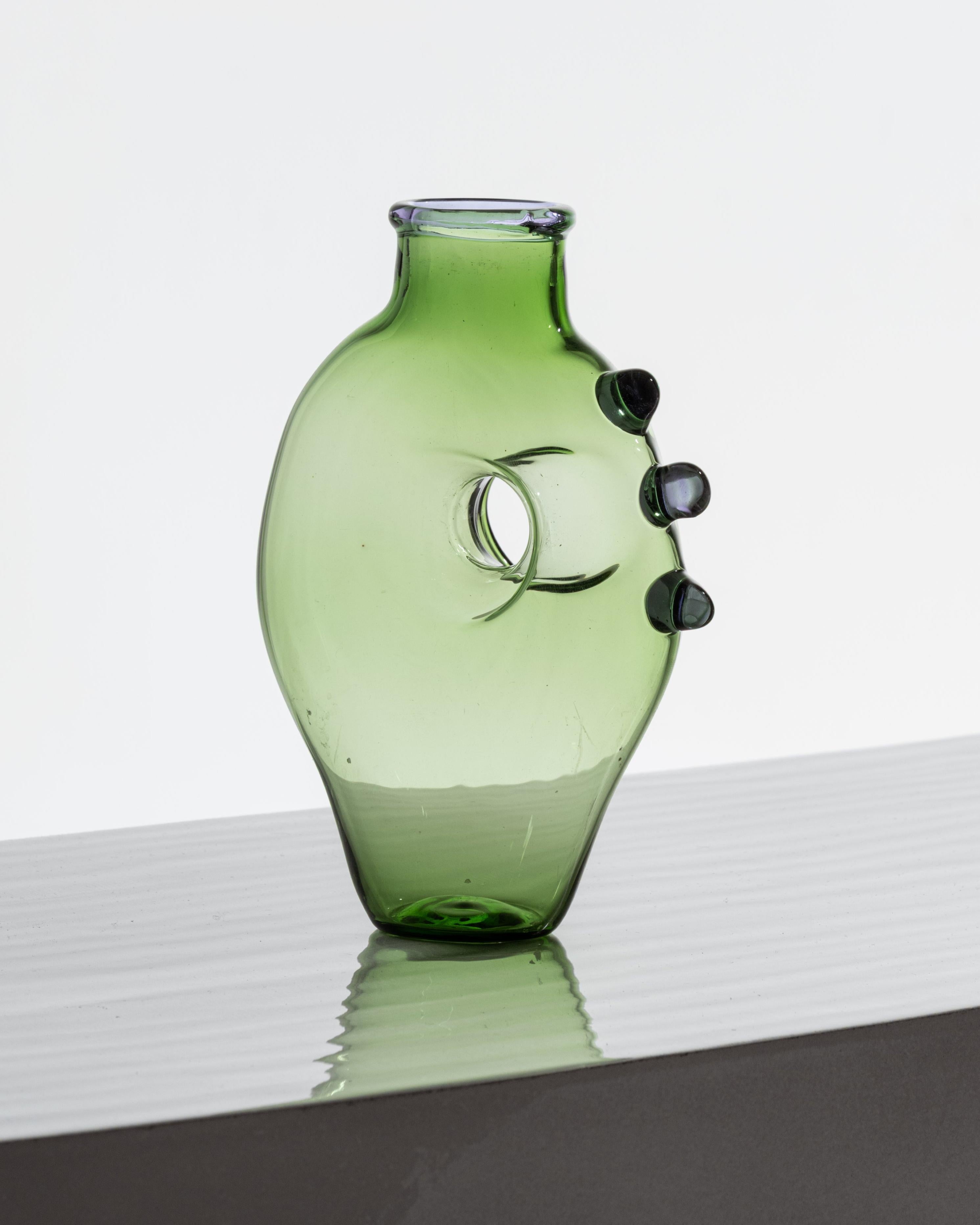 Verre brun Vase 