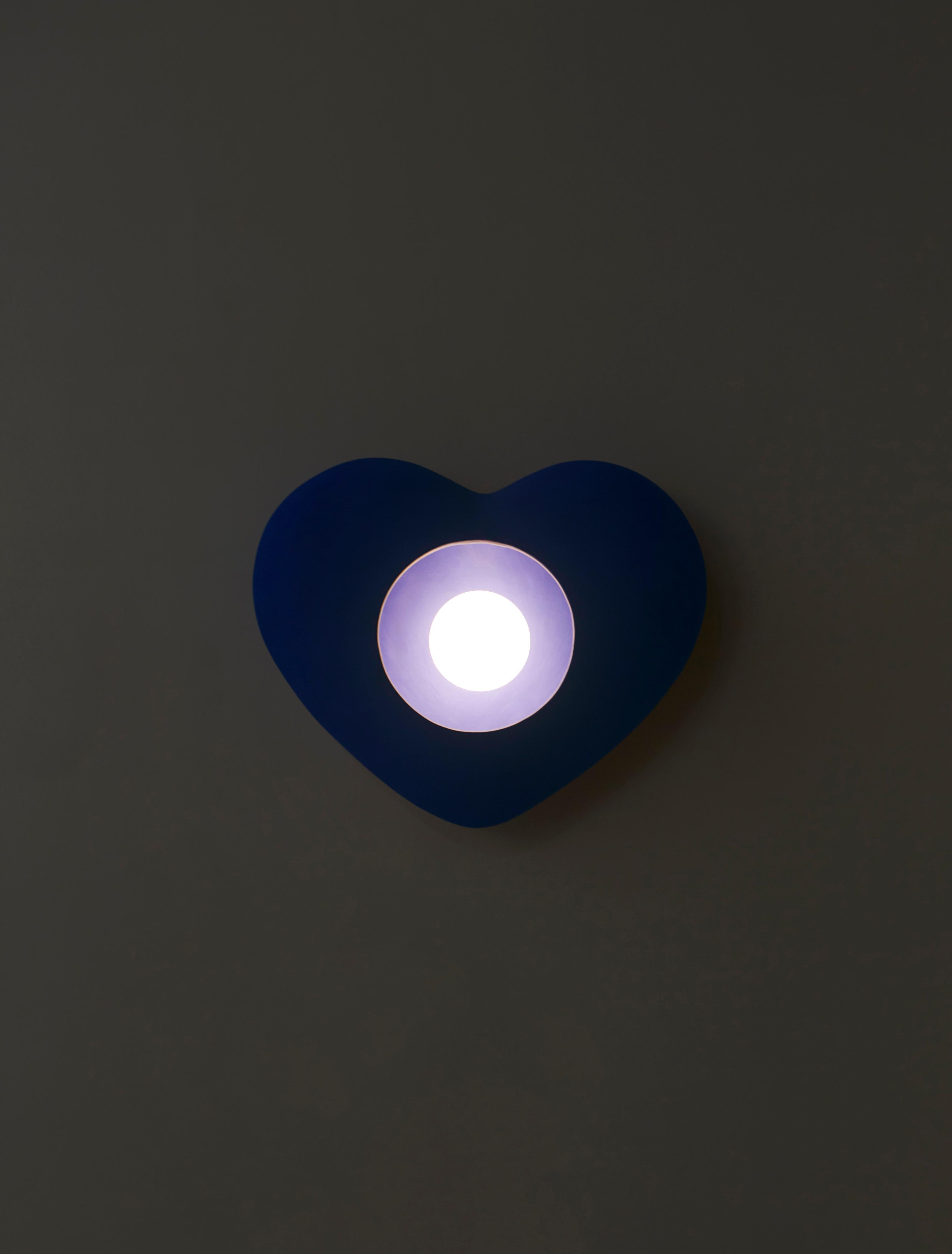 Indiano Lampada da parete Heart di Hatsu in vendita