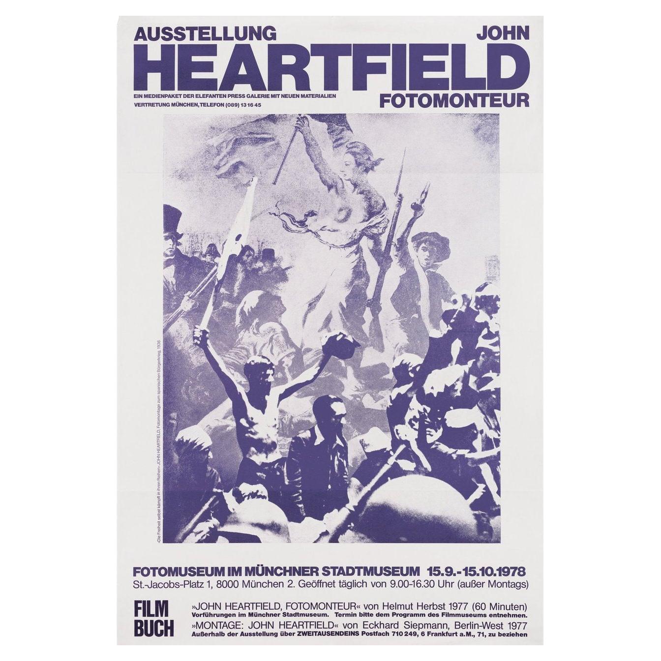 Heartfield Fotomonteur 1978 German A1 Exhibition Poster