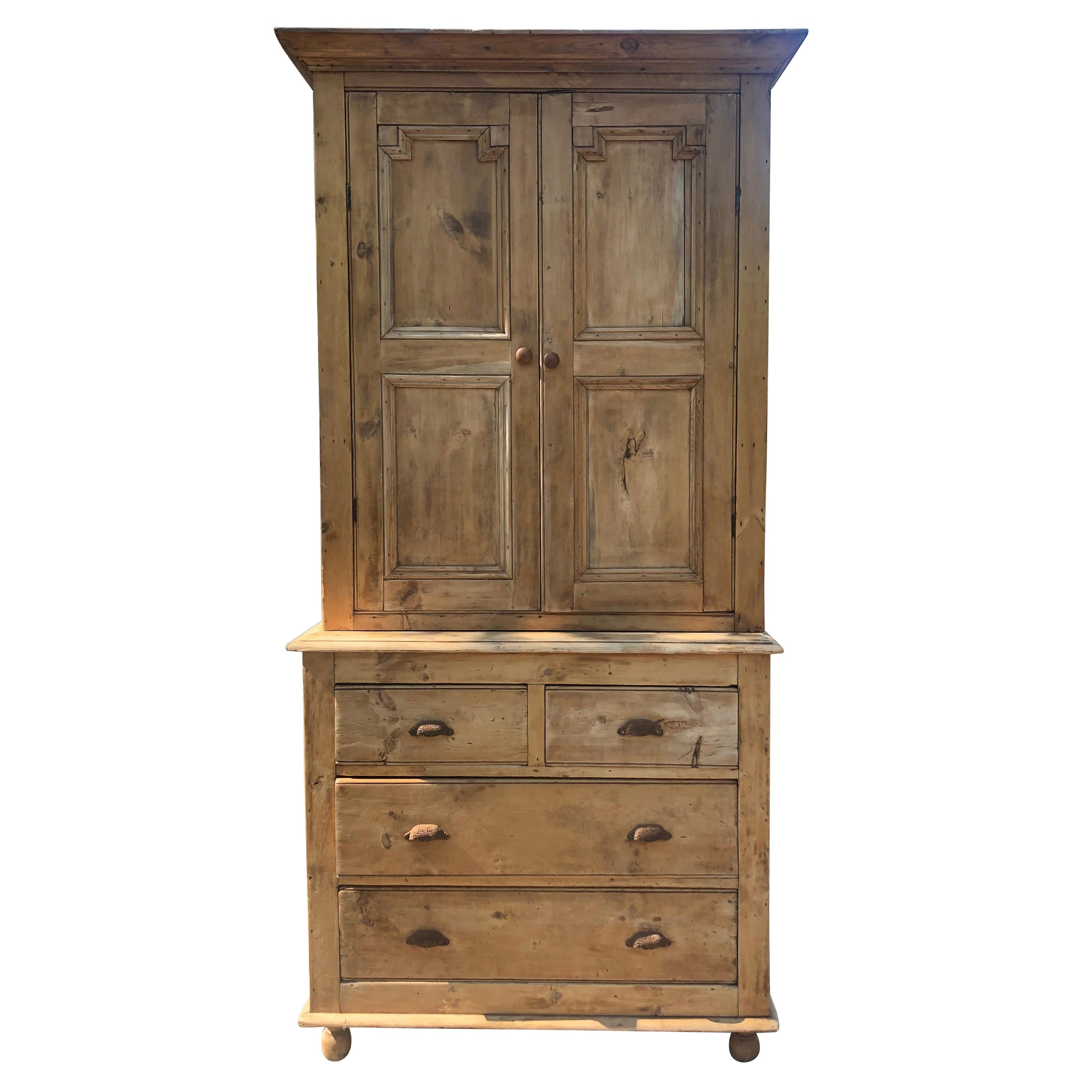 Victorian Irish Pine Dresser at 1stDibs