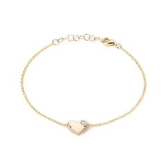 Bracciale Heartlight in oro giallo 14K