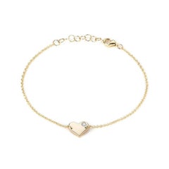 Bracciale Heartlight in oro giallo 14K