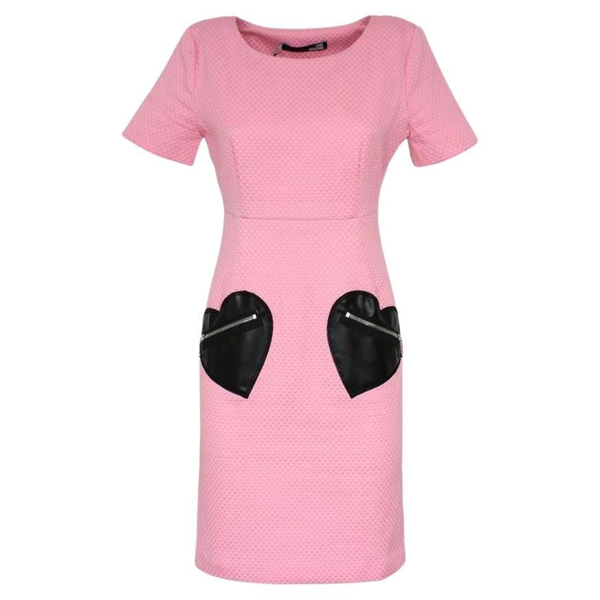 Moschino "Hearts" dress size 40 For Sale
