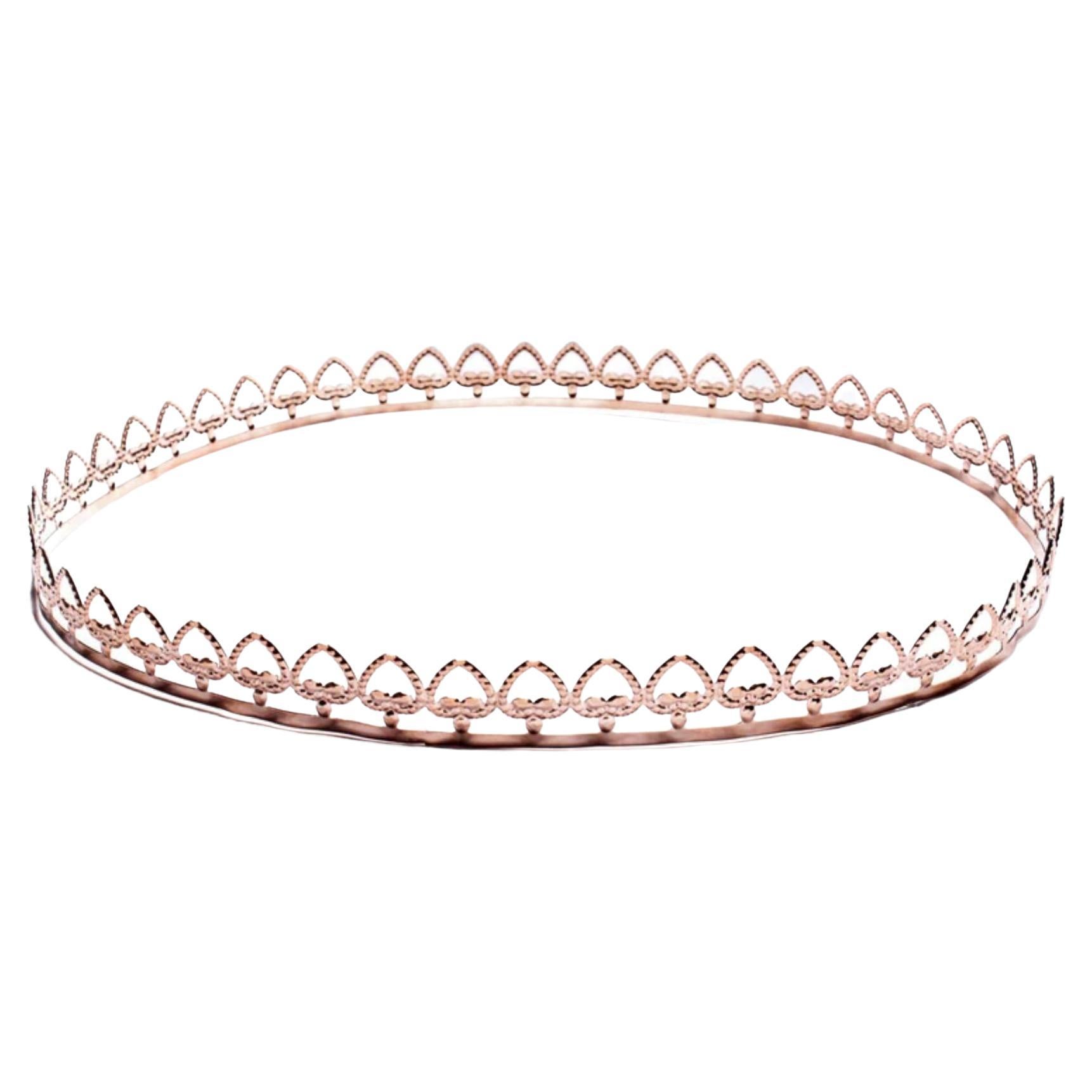 Hearts Halo Crown in Rose Gold