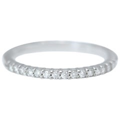 Hearts on Fire 0.40 Carat Total Diamond Eternity Band in 18 Karat White Gold