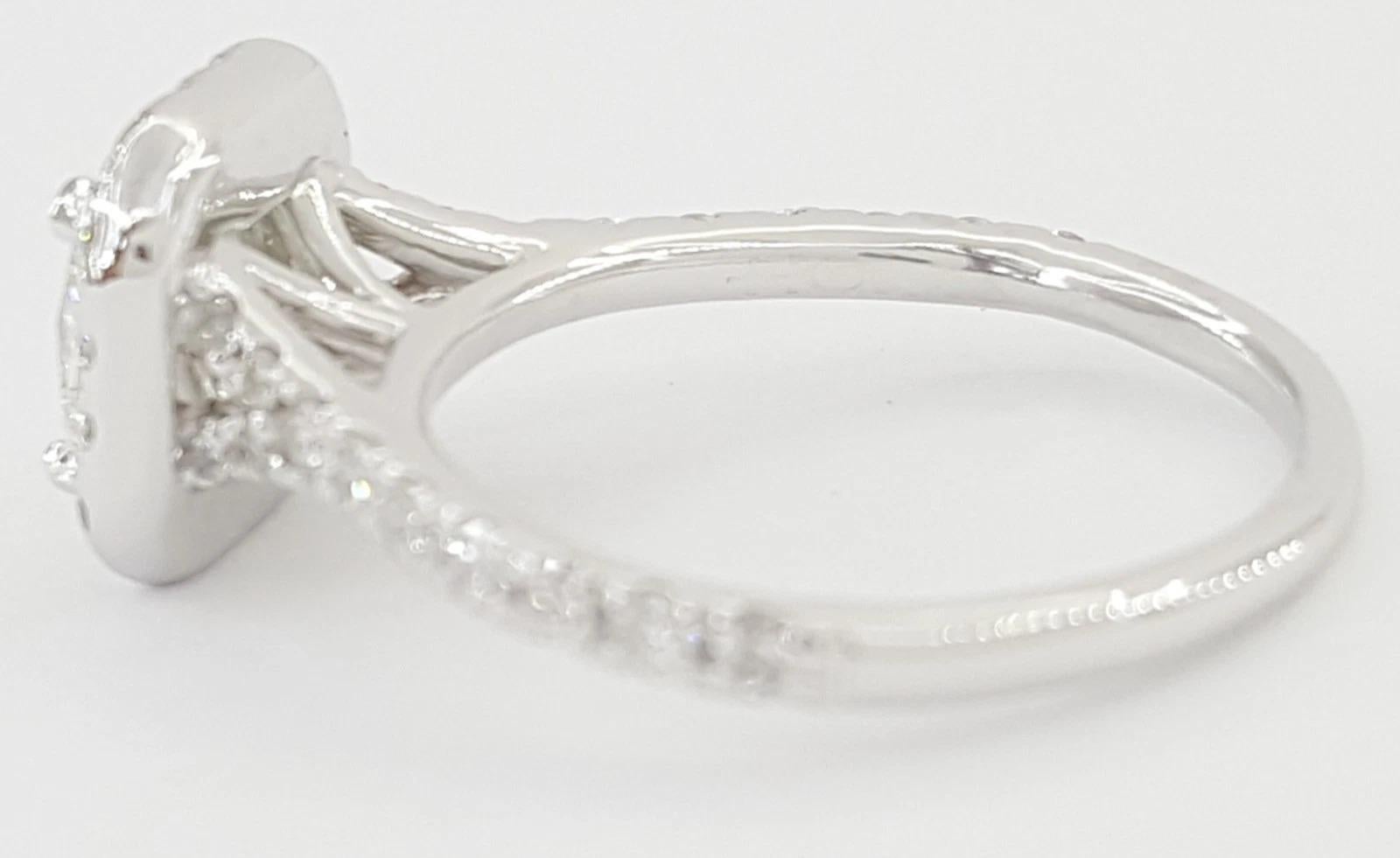 Hearts On Fire 1,48 Karat Transcend Dream Ideal Cut Diamant Verlobungsring (Zeitgenössisch) im Angebot
