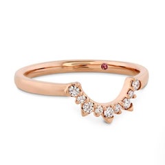 Hearts on Fire 18k Rose Gold Behati Tiara Band