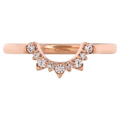 Hearts on Fire 18k Roségold Behati Tiara Band