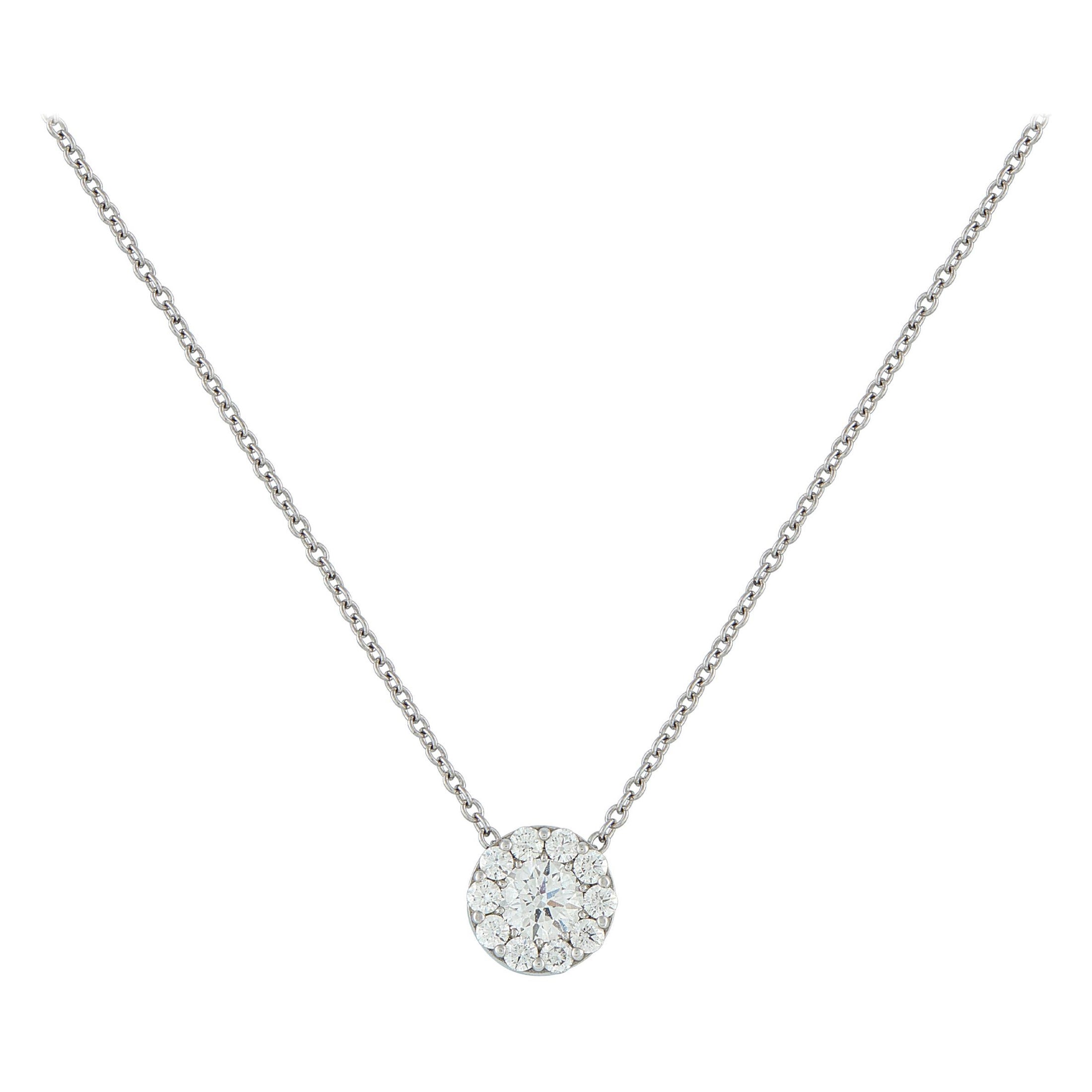 Hearts on Fire 18K White Gold 0.95ct Diamond Necklace