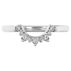 Hearts on Fire 18k White Gold Behati Tiara Band