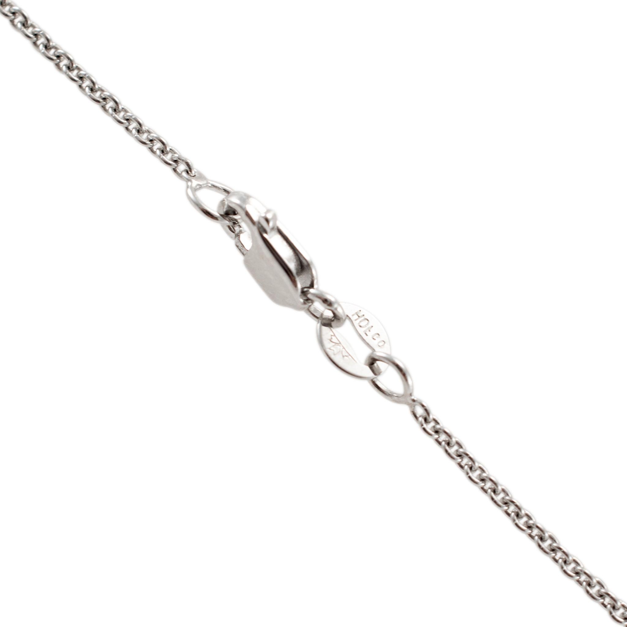 Women's Hearts on Fire 18K White Gold Pave Diamond Fragrant Pendant Necklace