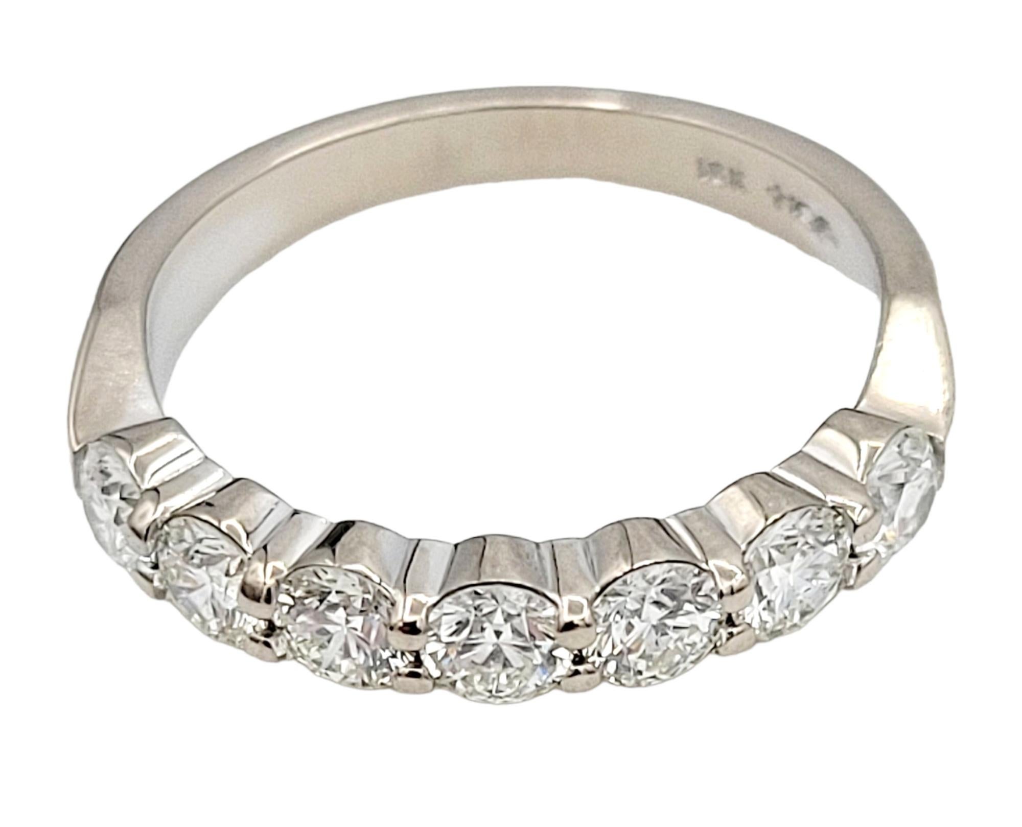 Ring size: 6.5

This authentic Hearts on Fire diamond band ring is a true testament to the eternal beauty of love. Crafted with meticulous attention to detail, this 18-karat white gold ring is designed to captivate and enchant.

The centerpiece of