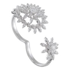 Hearts On Fire Bague double doigt Aerial 1.40ct Diamond Sunburst HF17-070125