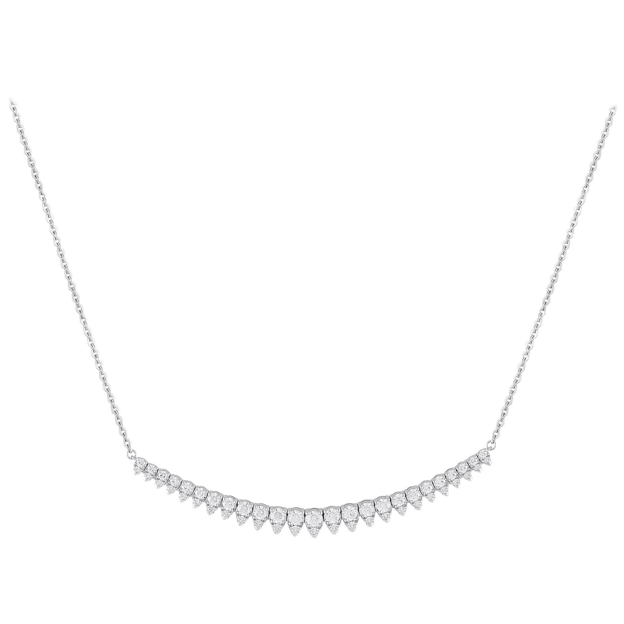 Collar Hearts On Fire Aéreo de oro de 18 quilates y diamantes de 0,84 ct The Eclipse Lunar HF15-070125 en venta