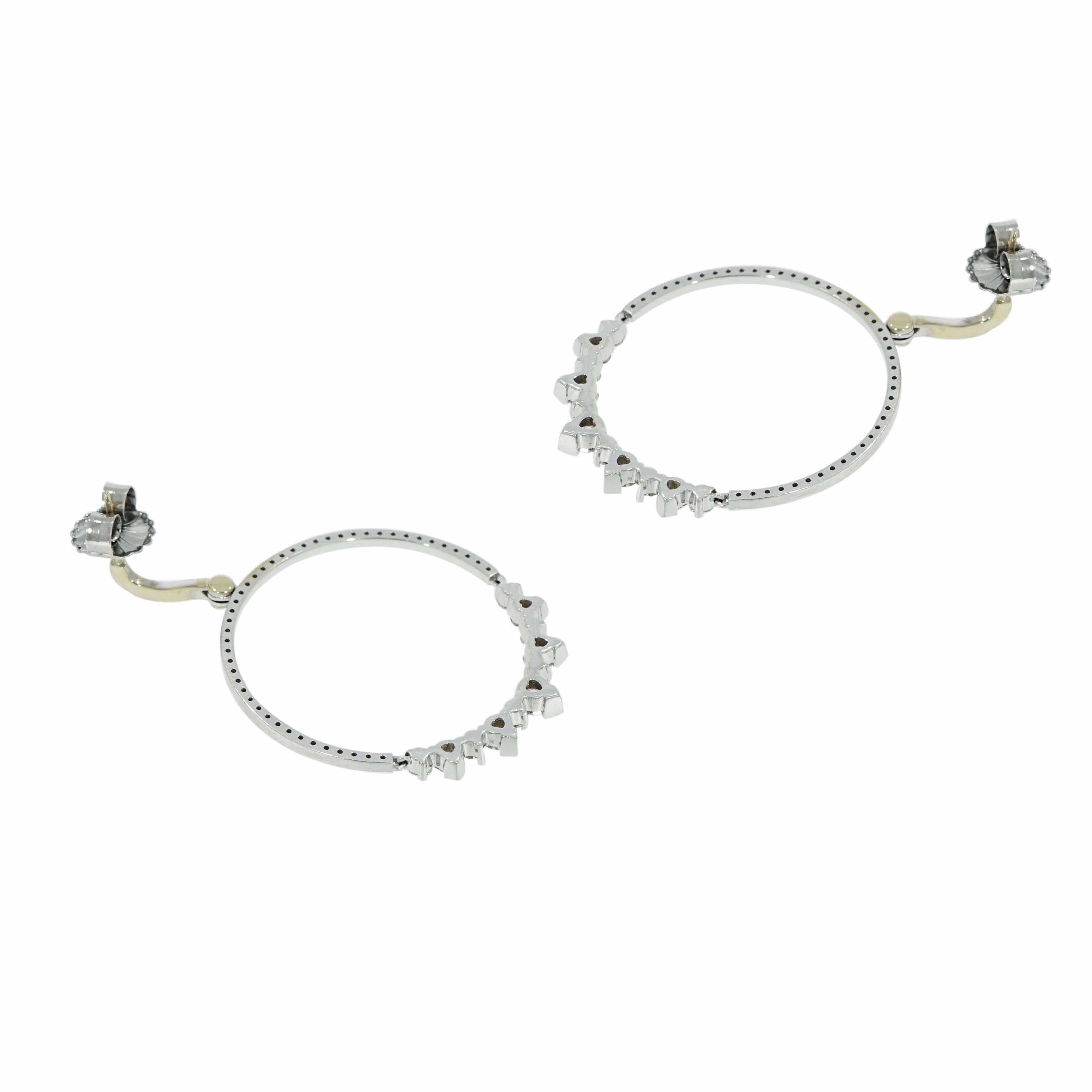white gold eclipse earrings