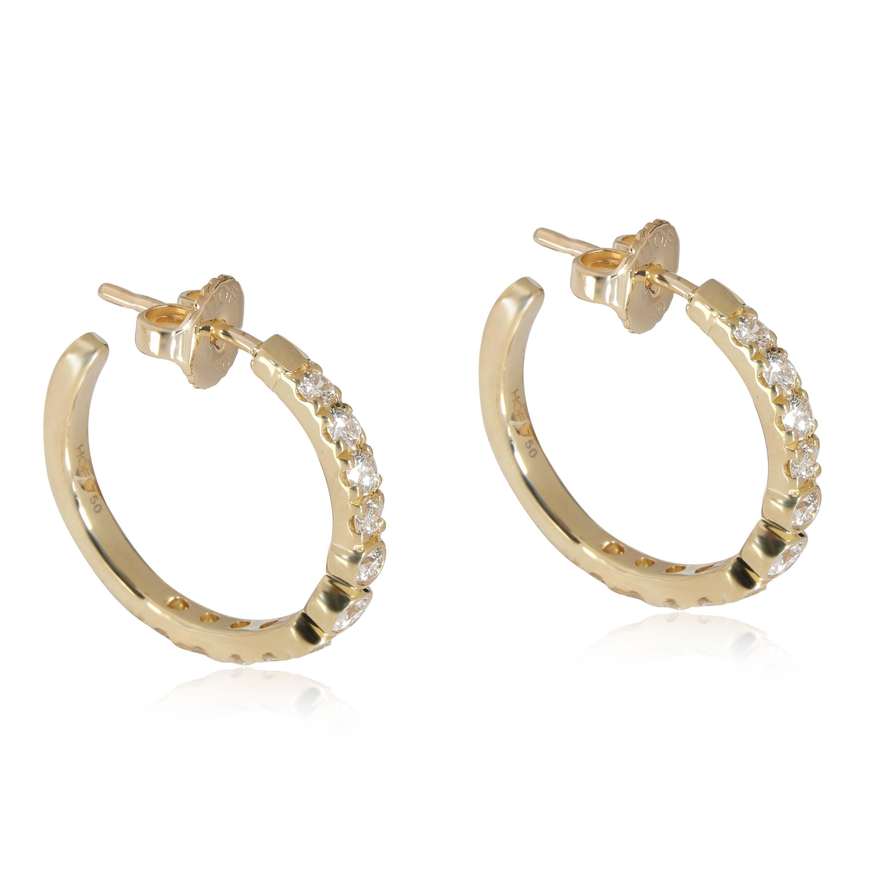 Hearts on Fire Copley Diamant-Ohrring aus 18k Gelbgold 0,8 Karat im Zustand „Hervorragend“ in New York, NY