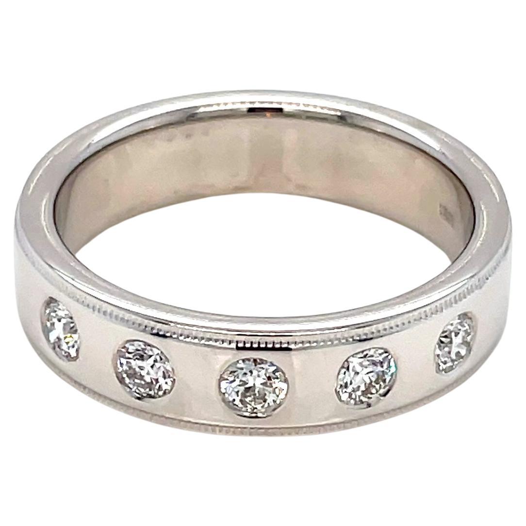 Anillo de diamantes Hearts On Fire Oro blanco de 18 quilates