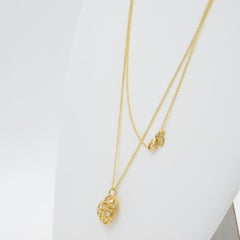 Hearts on Fire Diamond Chain Pendant Necklace 18K Yellow Gold 0.35Cttw