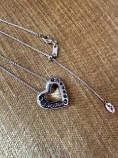 Hearts On Fire Diamond Heart Pendant 1.50 carat total weight in 18k White Gold